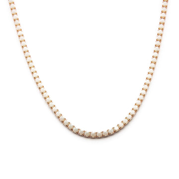 Collana Choker Tennis Bianco 2,5 mm - My Mo Gioielli