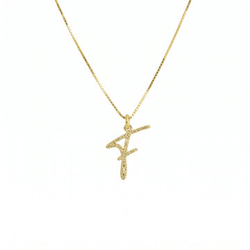 Collana Lettera Diamantata - My Mo Gioielli