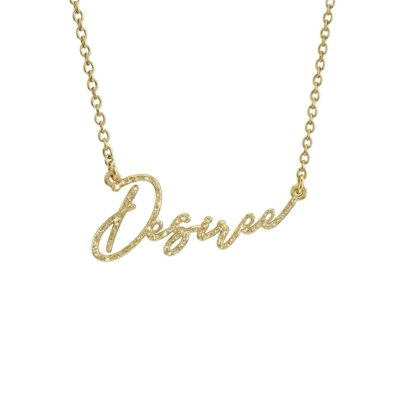 Collana Nome Firma Diamantata - My Mo Gioielli